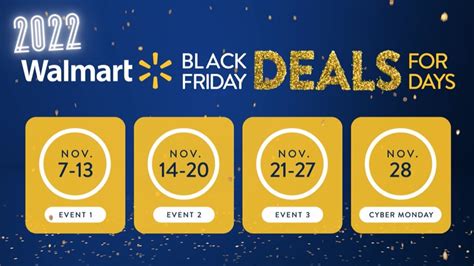 3 EVENTS 2022 Walmart Black Friday Dates Released Details Tips