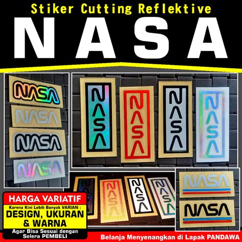 Jual Stiker Cutting Reflektive Nasa Shopee Indonesia