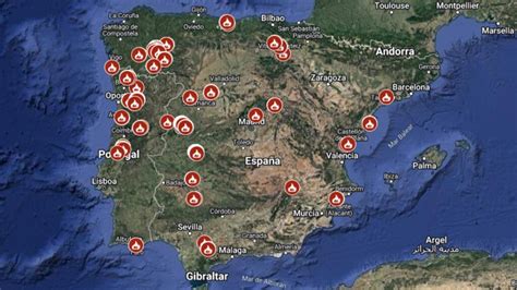 De Las Hurdes A Mijas El Mapa De Los Incendios Forestales Activos En