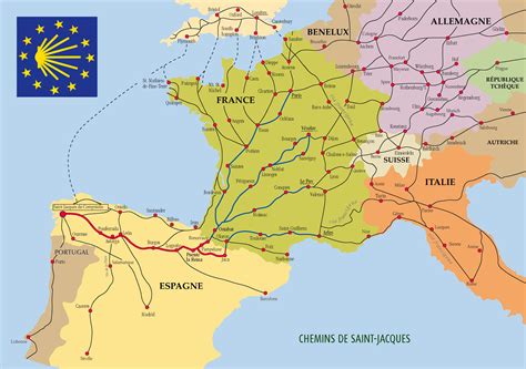 Santiago De Compostela Pilgrimage Route