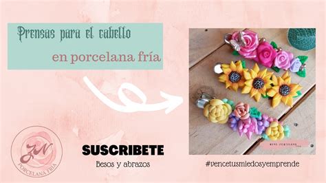 Prensas para el cabello decoradas con porcelana fría paso a paso