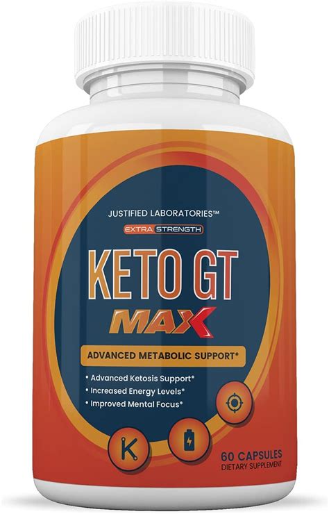 Keto GT Max 1200MG Incluye Vinagre De Sidra De Manzana GoBHB Cetonas