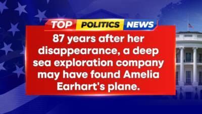 Possible Discovery Of Amelia Earhart S Missing Plane