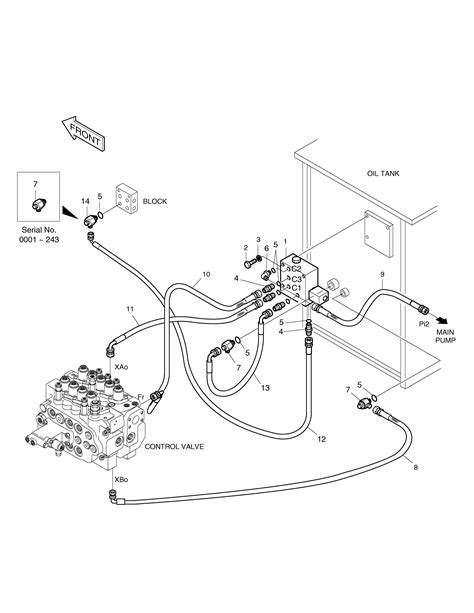 Pilot Piping One Way Solar Iii Doosan Parts Catalog Online