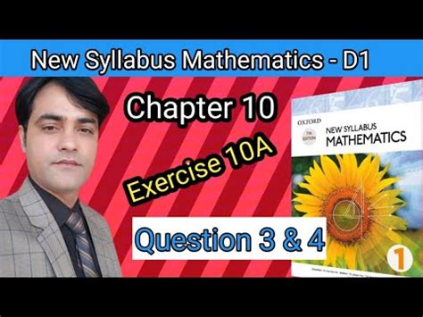 Exercise A Question No I Oxford New Syllabus Mathematics