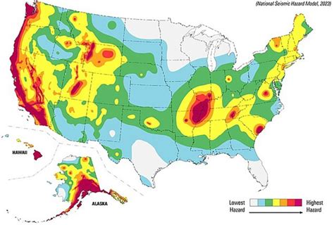 New Map Reveals Us Earthquake Hotspots Is Your Area At Risk Tech News Metro News