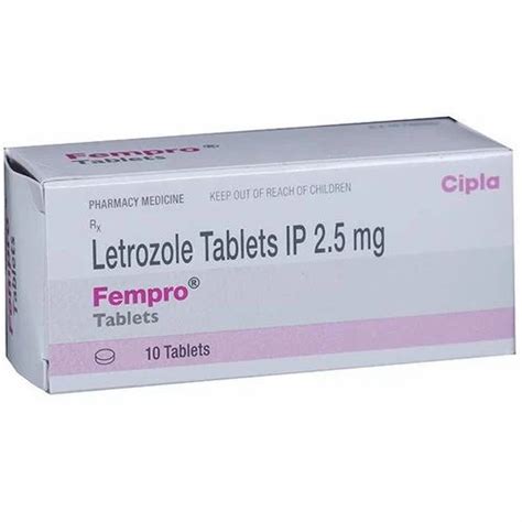 Fempro Letrozole Tablets 2 5 Mg Packaging Size 10 Tablet At Rs 90