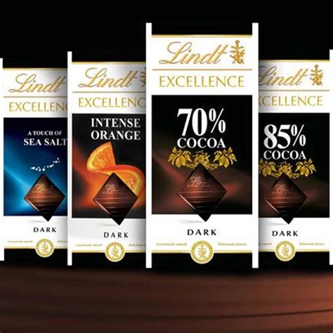 Barra De Chocolate Oscuro Lindt Excellence Sabores Recovasa