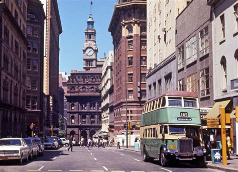 View East Along Barrack Street 1969 City Of Sydney Archives