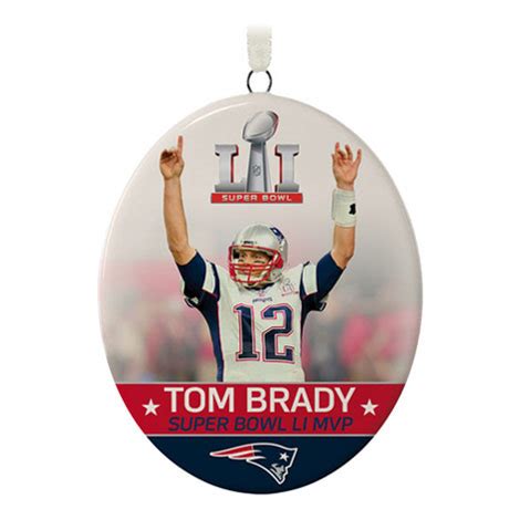 2017 Reveal: Tom Brady Super Bowl LI MVP Keepsake Ornament - Digital Dreambook