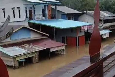 BPBD Kalbar Koordinasi Tangani Dampak Banjir Dua Desa Di Ketapang