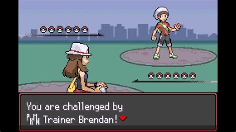 Pokemon Radical Red Boss Battle Brendan Victory Road Youtube