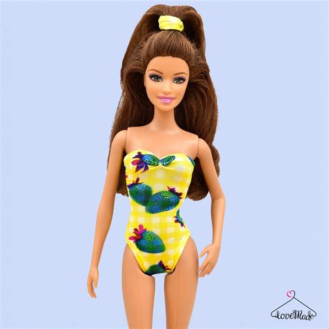 Traje De Ba O Barbie Barbie Leotard Ropa Barbie Hecha A Etsy