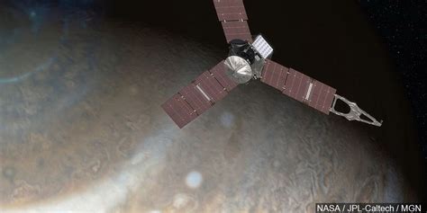 Nasa A Solar Powered Spacecraft Enters Jupiter Orbit