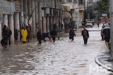 State of emergency declared as flood rains batter Gaza | Middle East Eye