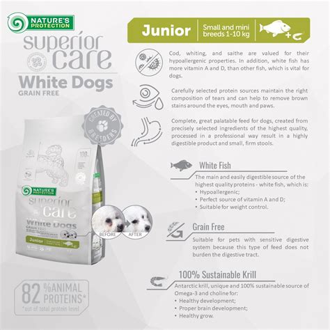 NATURES PROTECTION Superior Care White Dogs Grain Free White Fish ...