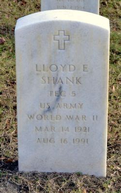 Lloyd E Shank Memorial Find A Grave