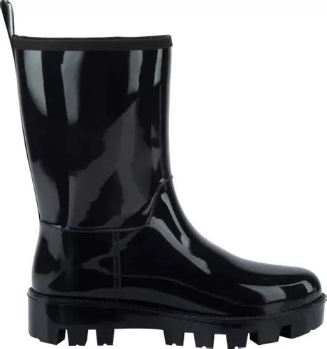 Botas Hule Adultos Impermeable Suela Track Jardinera Lluvia Env O Gratis