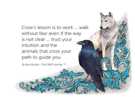 Wolf And Crow Soul Wolf Journey Quote Card Etsy Australia