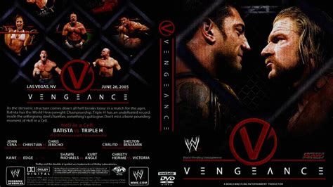 TJR Retro: WWE Vengeance 2005 Review (Batista vs. Triple H Hell in a Cell, Michaels vs. Angle ...