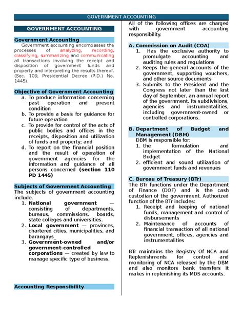 Government Accounting By Punzalan Solutions Manual 6