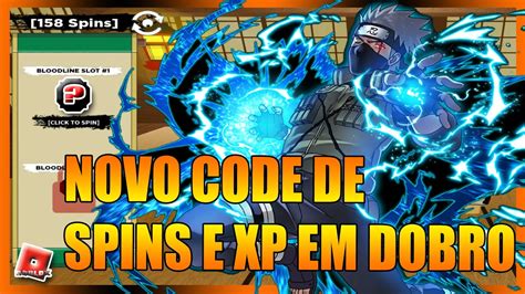 Use O Novo Code De Spins Xp Em Dobro Em Shindo Life Shinobi Life