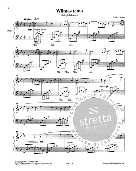 Filmmusik 12 Arrangements Von Stefan Nilsson Im Stretta Noten Shop