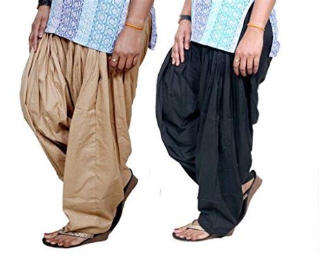 Indistar Womens Premium Cotton Patiala Salwar Combo Pack Of 2 Costumes Patiala Salwar