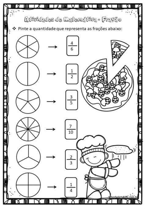38【atividades De FraÇÃo】 Para Imprimir 100 Grátis
