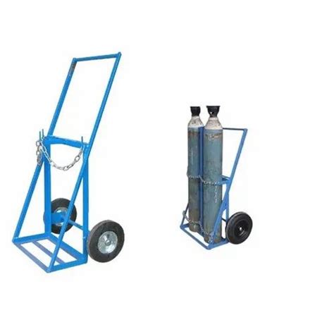 SMEW Mild Steel Double Gas Cylinder Trolley At Rs 4000 In Chennai ID