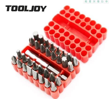 New Design Portable 33PCS In 1 Philips Torx Slotted Screwdriver Bits