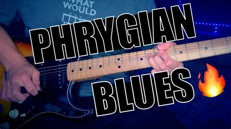 Phrygian Blues Jam Sexy Guitar Backing Track A Youtube