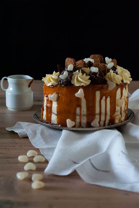 Layer Cake Ganache Au Caramel Et Spéculoos Cook And Goûte