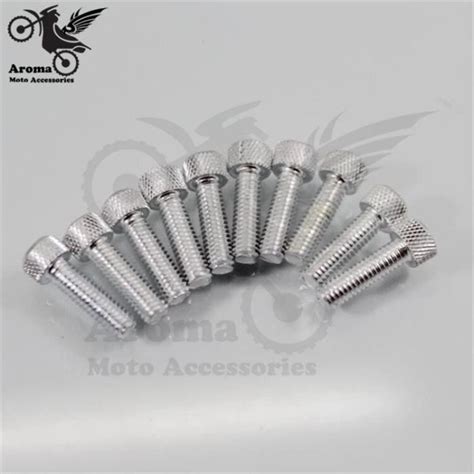 Boulon Écrou Vis de décalque colorées de moto 10 pièces 6mm pour