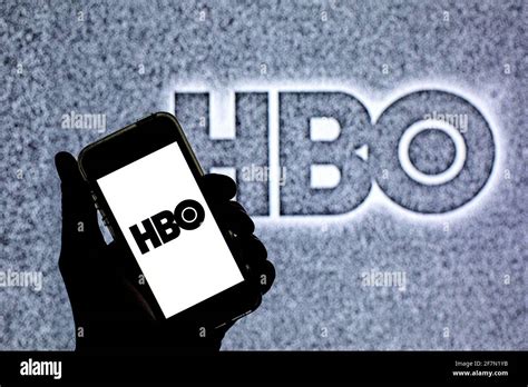 In this photo illustration the HBO app seen displayed on a smartphone ...