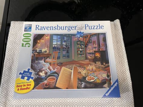 Ravensburger Cozy Retreat 500 Piece Large Format Jigsaw Puzzle For