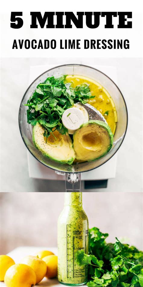 Creamy Avocado Cilantro Lime Dressing Artofit