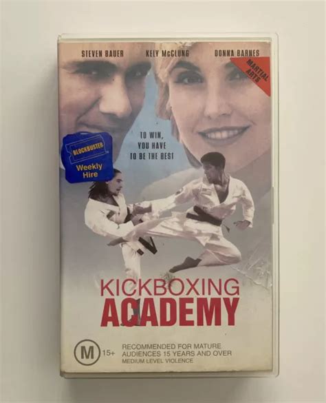 Kickboxing Academy Vhs Big Box Ex Rental Video Tape Action Eur