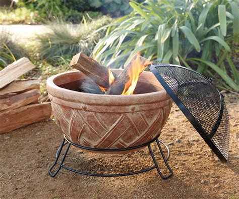 Terra Cotta Fire Pit Outdoors Pinterest Terra Cotta Backyard And Outdoor Ideas