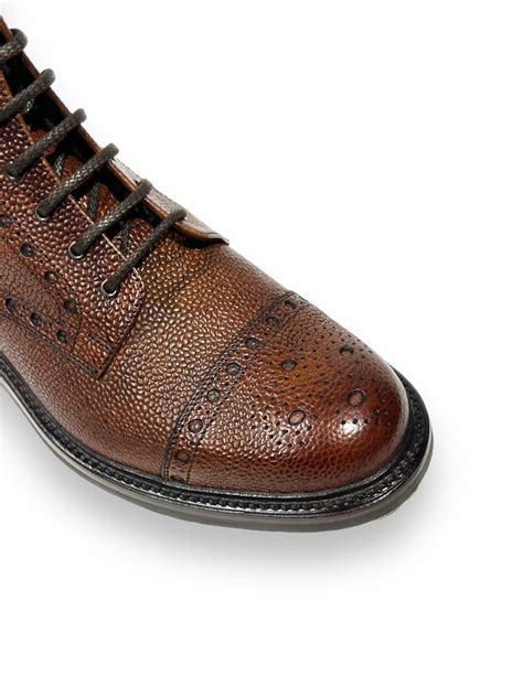 Loake Loxley Mahogany Grain Pinkomo