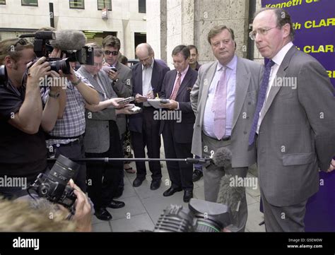 Tory Leadership Contender Kenneth Clarke 2nd From R Poses For