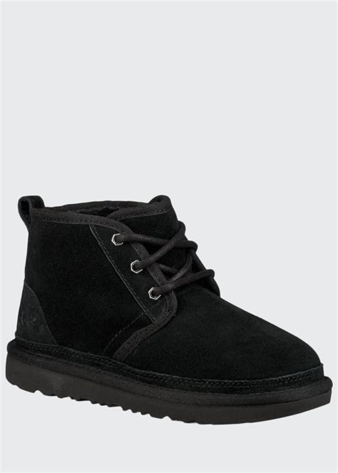 Ugg Neumel Suede Lace Up Boots Kids Bergdorf Goodman