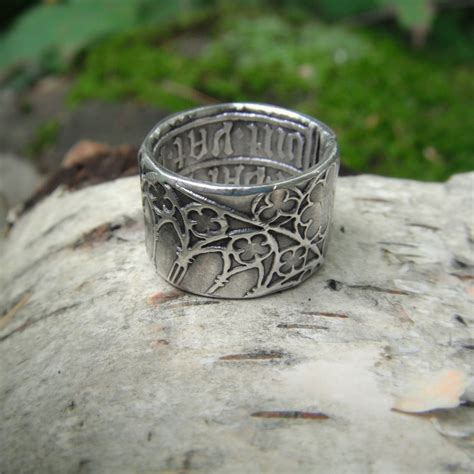 Cathedral Ring Medieval Ring Renaissance Wedding Band Etsy