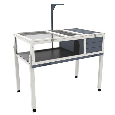 Snapklik.com : 2-in-1 Large Wood Tortoise House