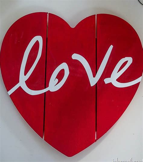 Diy Rustic Wood Valentines Day Heart Joann