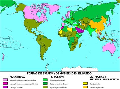 Formas De Estado Y De Gobierno En El Mundo El Mapa Reprodu Flickr