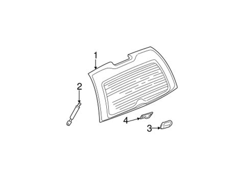Glass Lift Gate For Chevrolet Trailblazer Gmpartsdirect