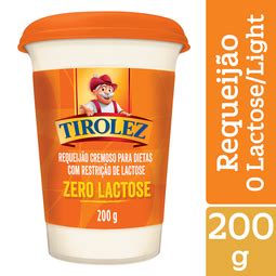 Requeij O Cremoso Tirolez Light Zero Lactose G