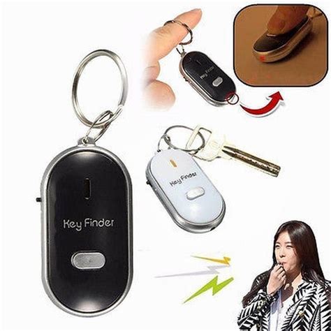 Buy Led Whistle Key Finder Flashing Beeping Sound Control Alarm Anti