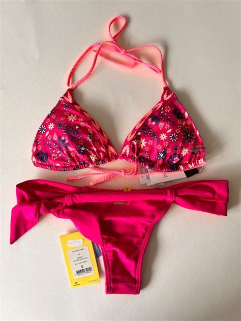 Rip Curl Very Berry Light Support Bikini Gr Sse S Pink Neu Und Originalverpackt In